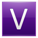 Letter-V-violet-icon