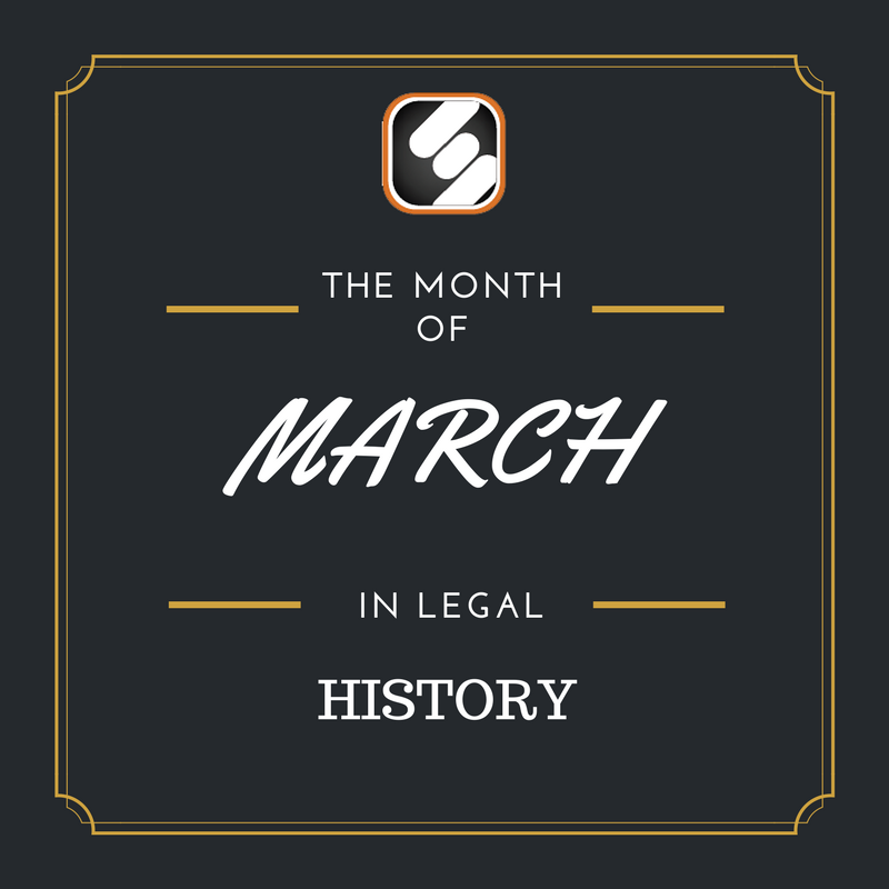 this month is us legal history march
