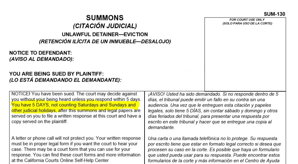 california-unlawful-detainer-summons-process-server