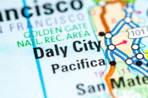 Map of Daly City California